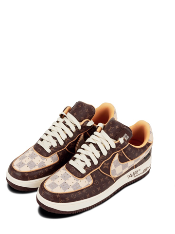 Alternative view of Louis Vuitton X Nike Air Force 1 Low Brown