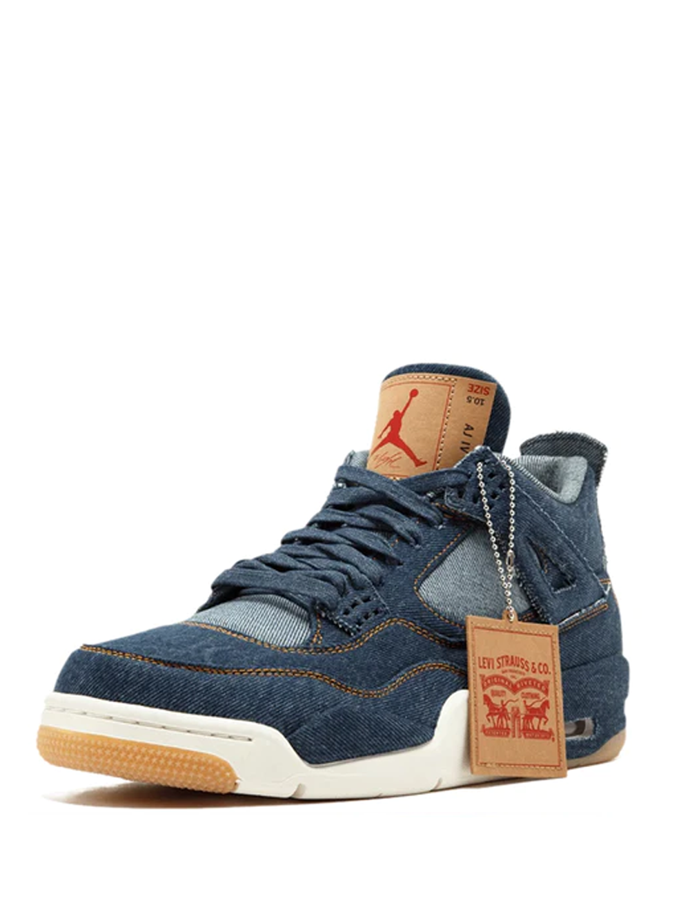 Alternative view of Jordan Retro 4 X LEVIS DENIM BLUE