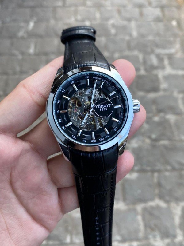 Alternative view of TISSOT 1853 AUTOMATIC PRIMIUM QUILTY LEATHER WATCH