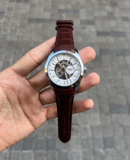 Alternative view of TISSOT 1853 AUTOMATIC PRIMIUM QUILTY LEATHER WATCH