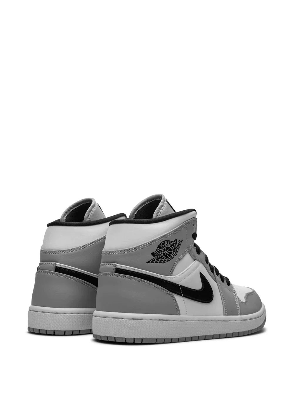 Alternative view of jordan Retro 1 high LIGHT SMOKE GREY