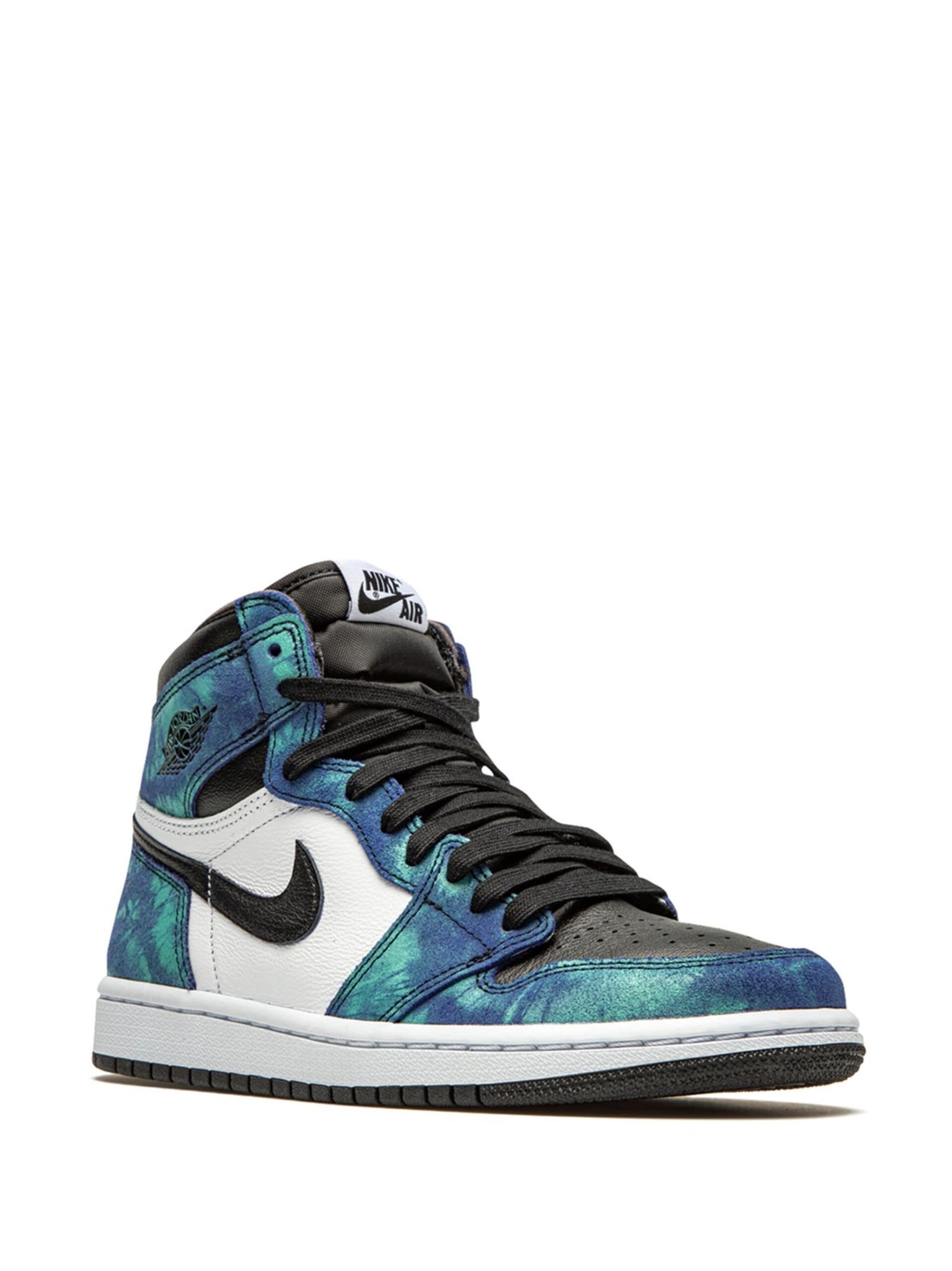 Alternative view of jordan retro 1 high TIE DYE