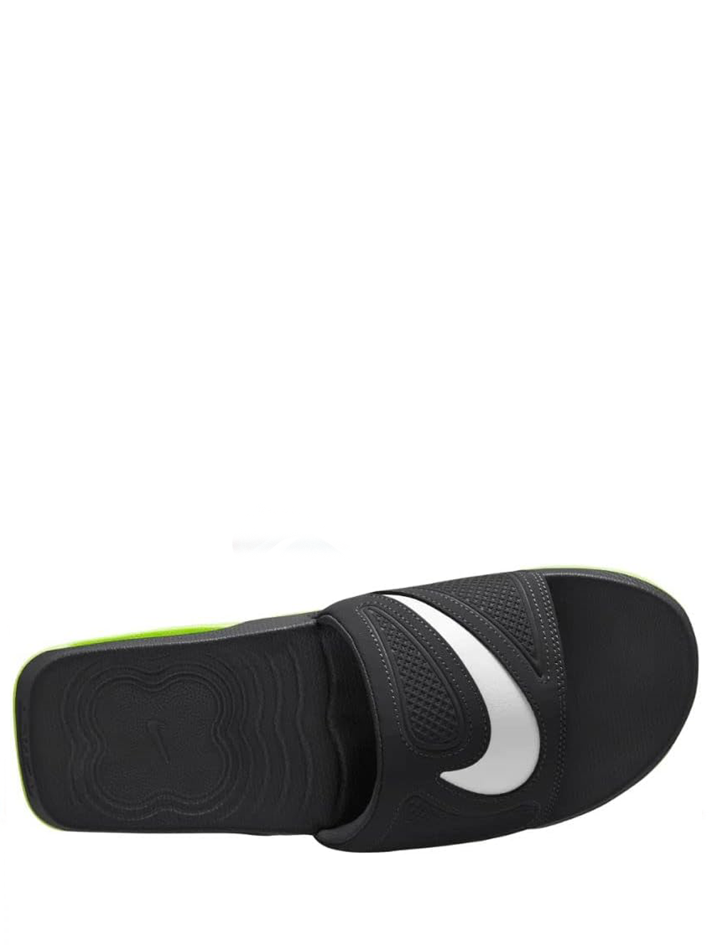 Alternative view of Nike Cirro Slides Black Neon