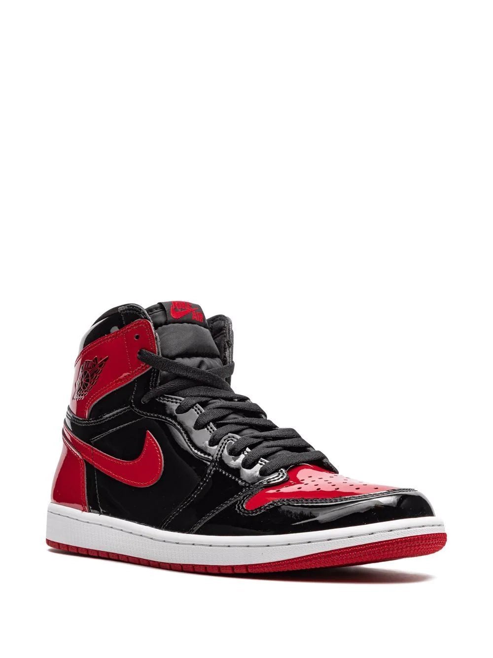 Alternative view of Nike Air Jordan Retro 1 High Bred Patent