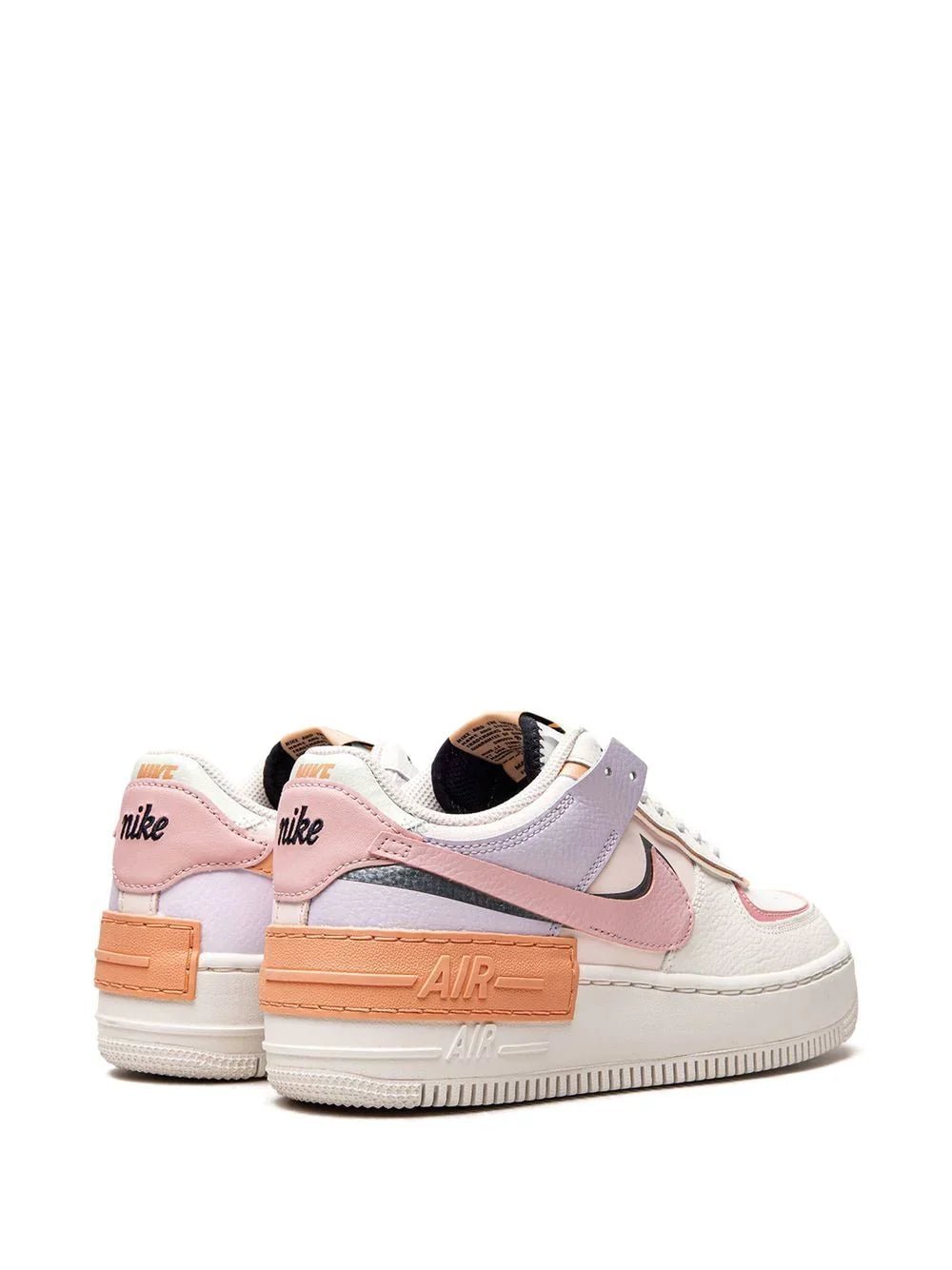 Alternative view of Nike Air force shadow pastel pink white