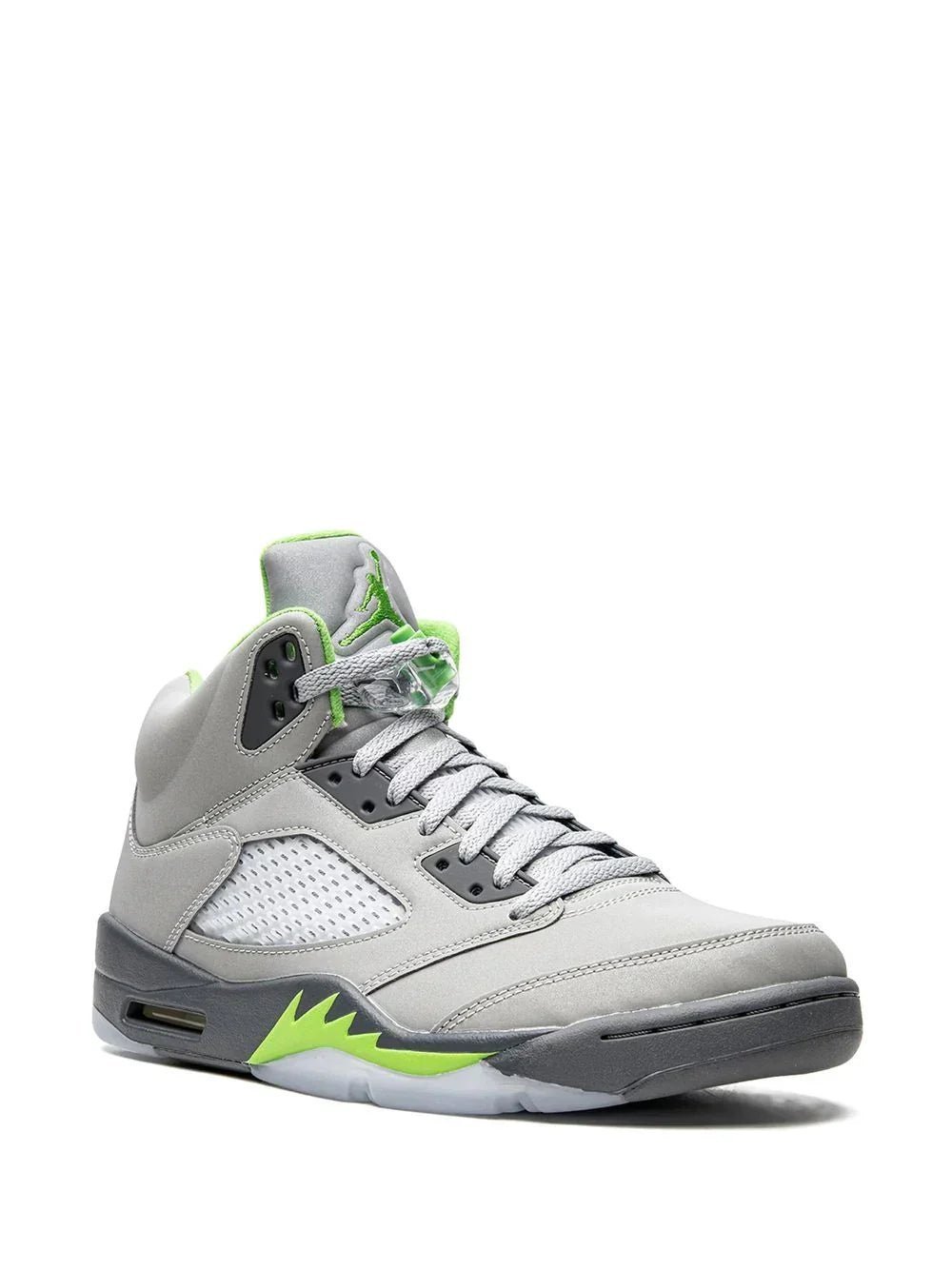 Alternative view of Jordan Retro 5 GREEN BEAN REFLECTIVE