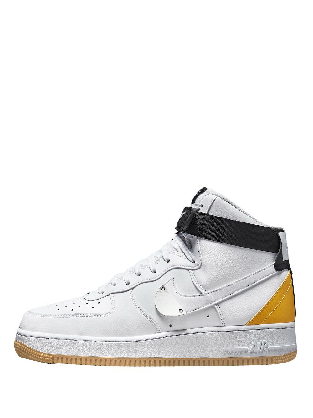 Alternative view of Nike Air Force 1 High NBA Pack White University Gold