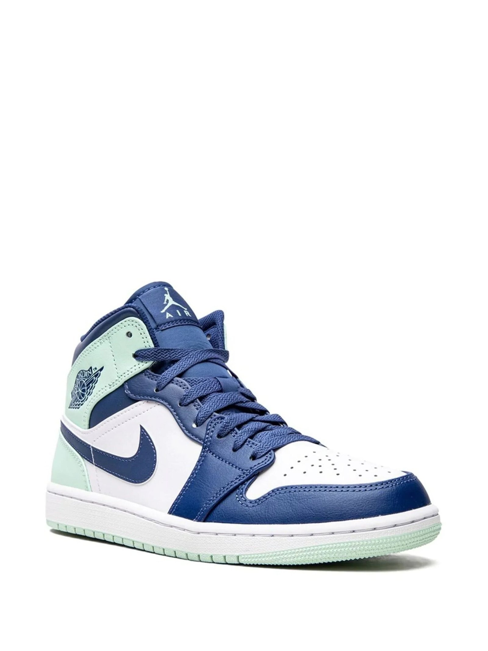 Alternative view of Air Jordan 1 Mid "Blue Mint" sneakers