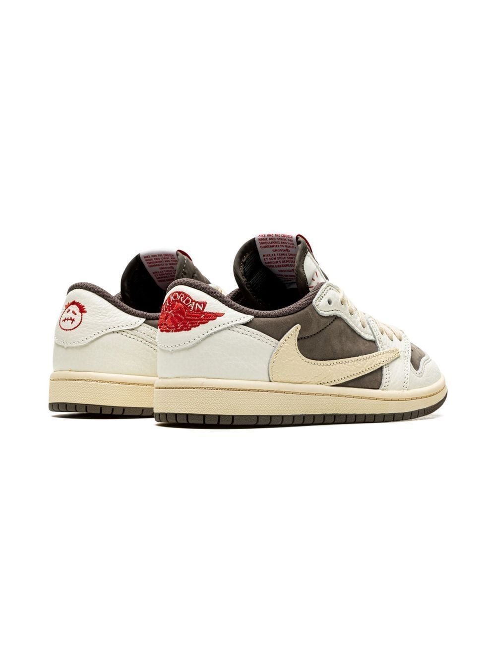 Alternative view of Nike Air Jordan Retro 1 X Travis Scott Reverse Mocha