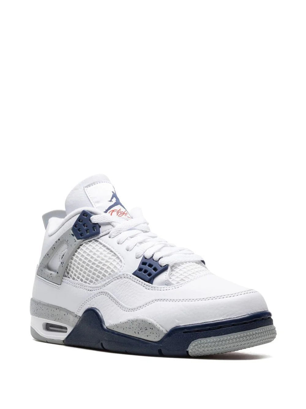 Alternative view of NIKE AIR JORDAN 4 MIDNIGHT NAVY SEMI UA