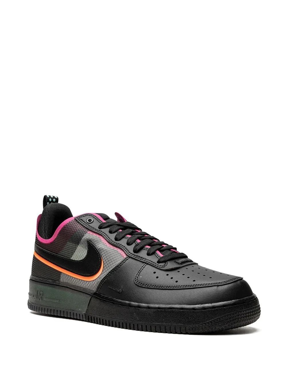 Alternative view of Air Force 1 React "Black/Pink Prime"