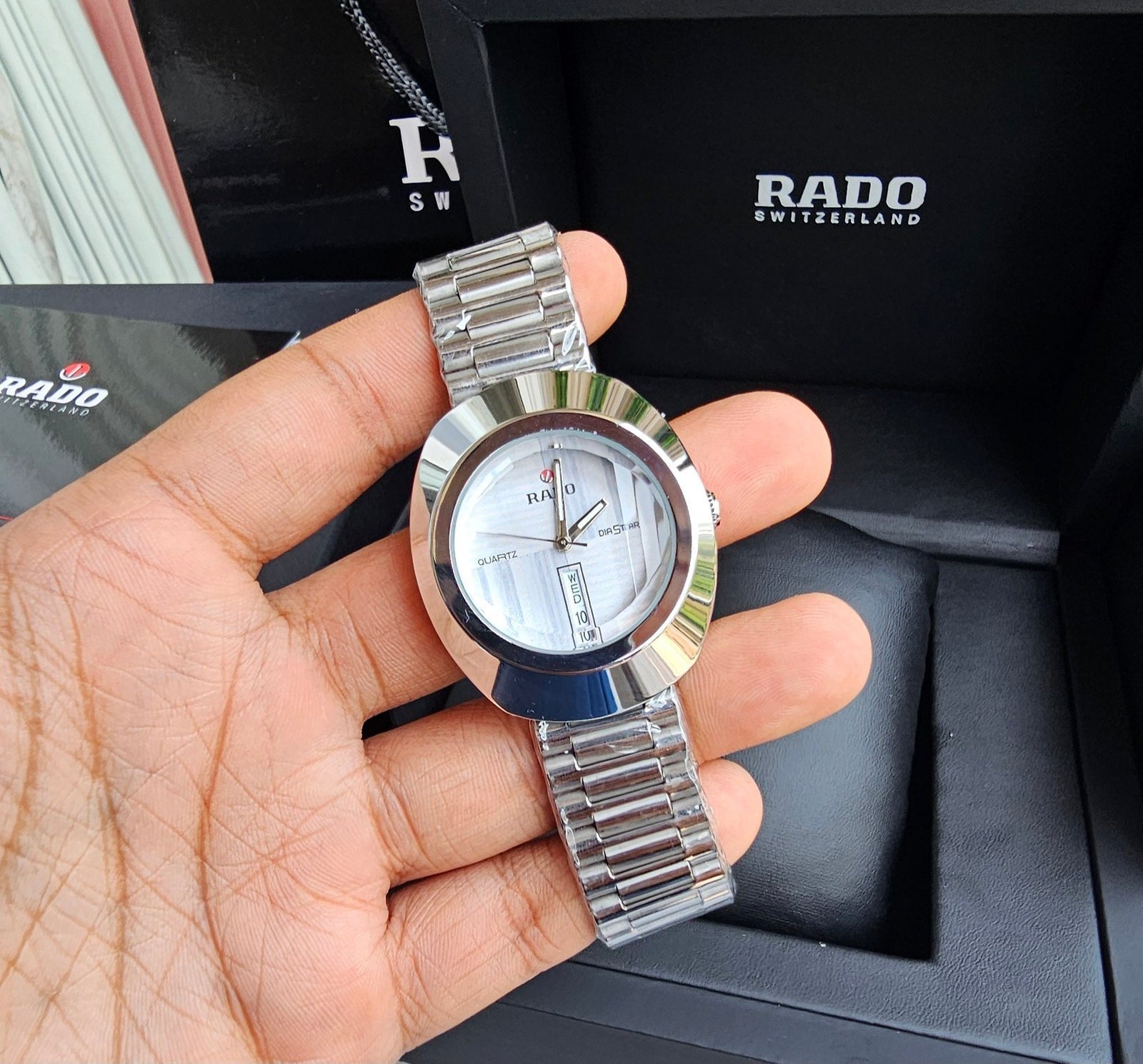 Alternative view of RADO DISTAR SILVER White Metal WATCH
