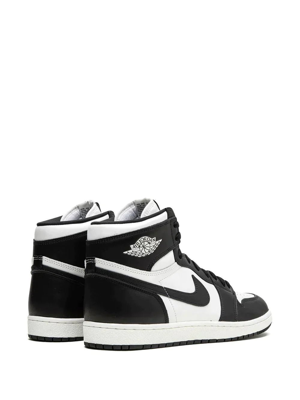 Alternative view of AIR JORDAN RETRO 1 BLACK WHITE LONG