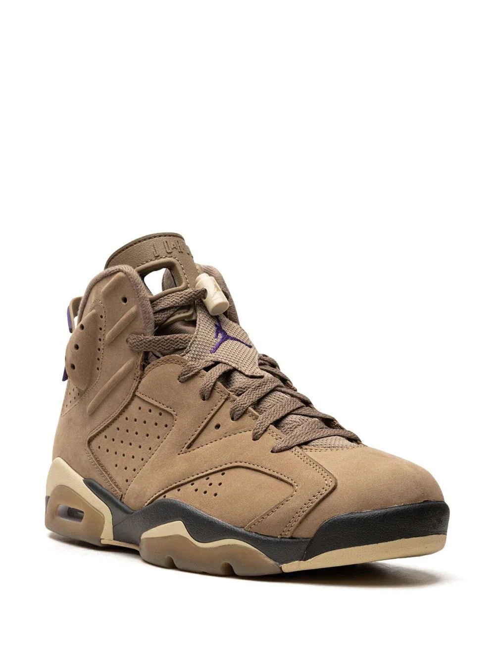 Alternative view of Jordan retro 6 Gore Tex brown kelp