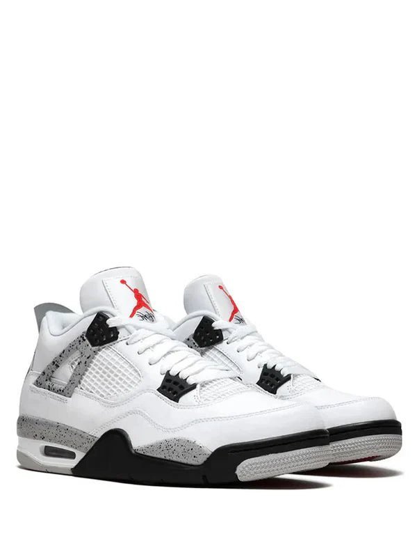 Alternative view of nike Air jordan retro 4 white cement