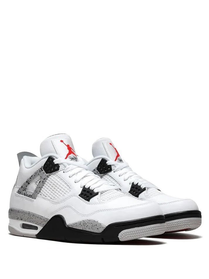 Alternative view of AIR JORDAN RETRO 4 WHITE CEMENT