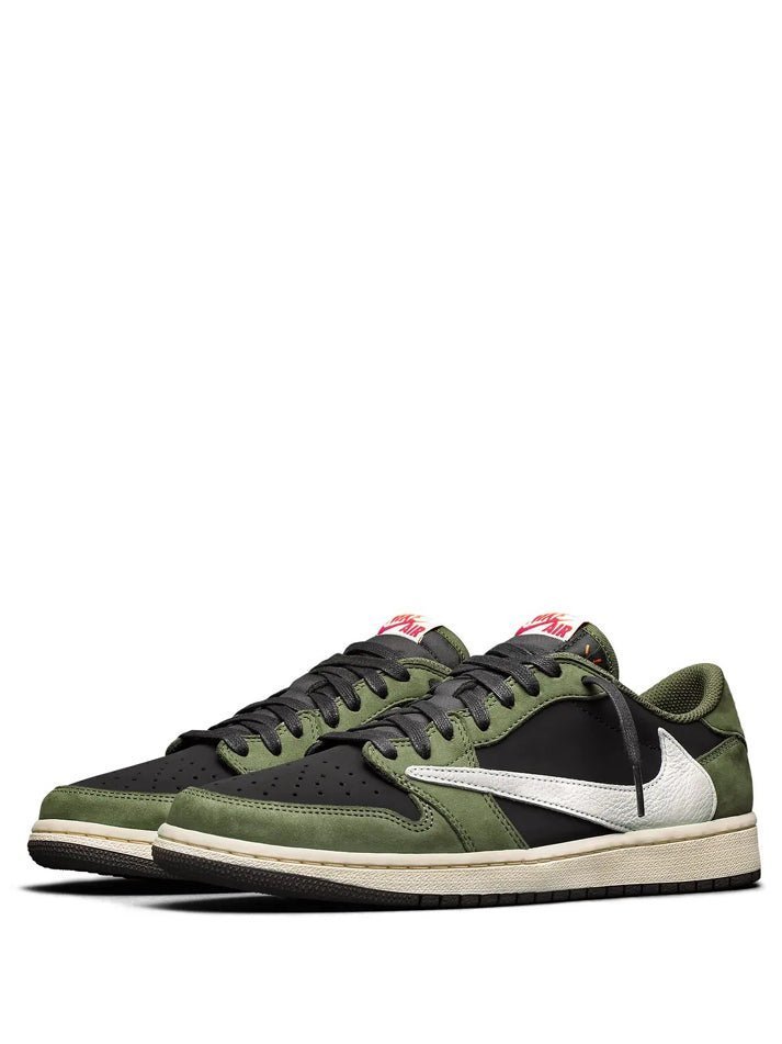 Alternative view of AIR JORDAN 1 LOW TRAVIS SCOTT OLIVE BLACK