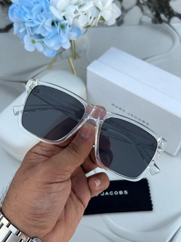 Alternative view of Branded MJ Sunglasses square transparent black (With Original Kit)