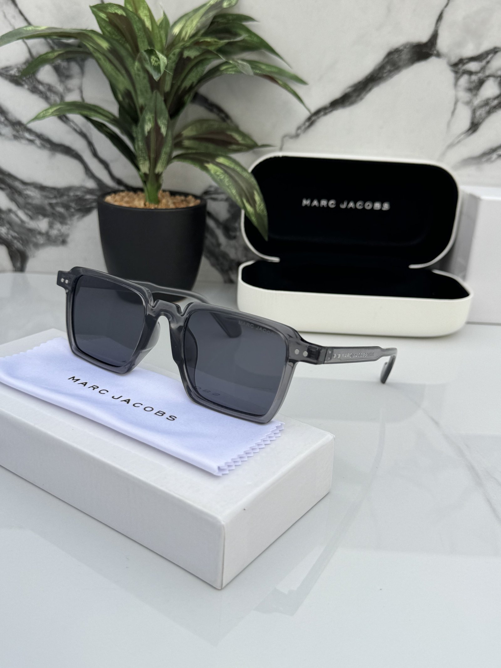 Alternative view of Branded Sunglasses MJ Grey Black