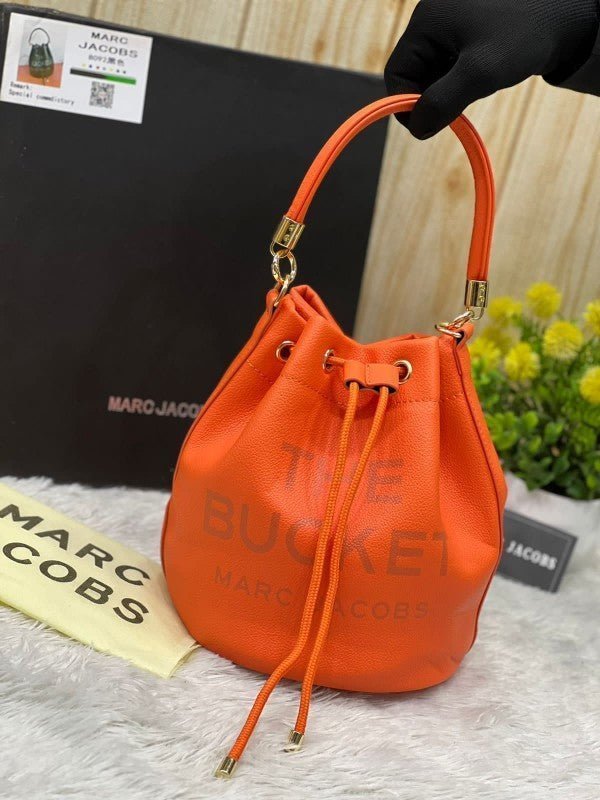 Branded  BUCKET ORANGE PRIMUIM BAG WITH BOX (MJ-1142)