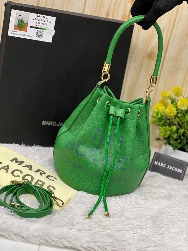 Branded  BUCKET GREEN PRIMUIM BAG WITH BOX (MJ-1143)