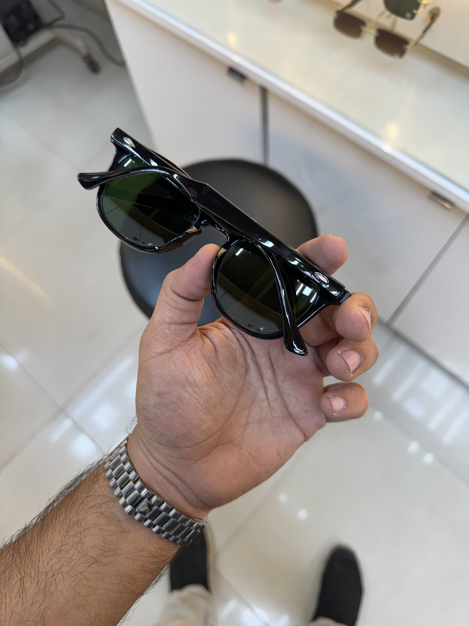 Alternative view of Branded  RB 2298 hawkeye black green Sunglasses (With Original Kit)