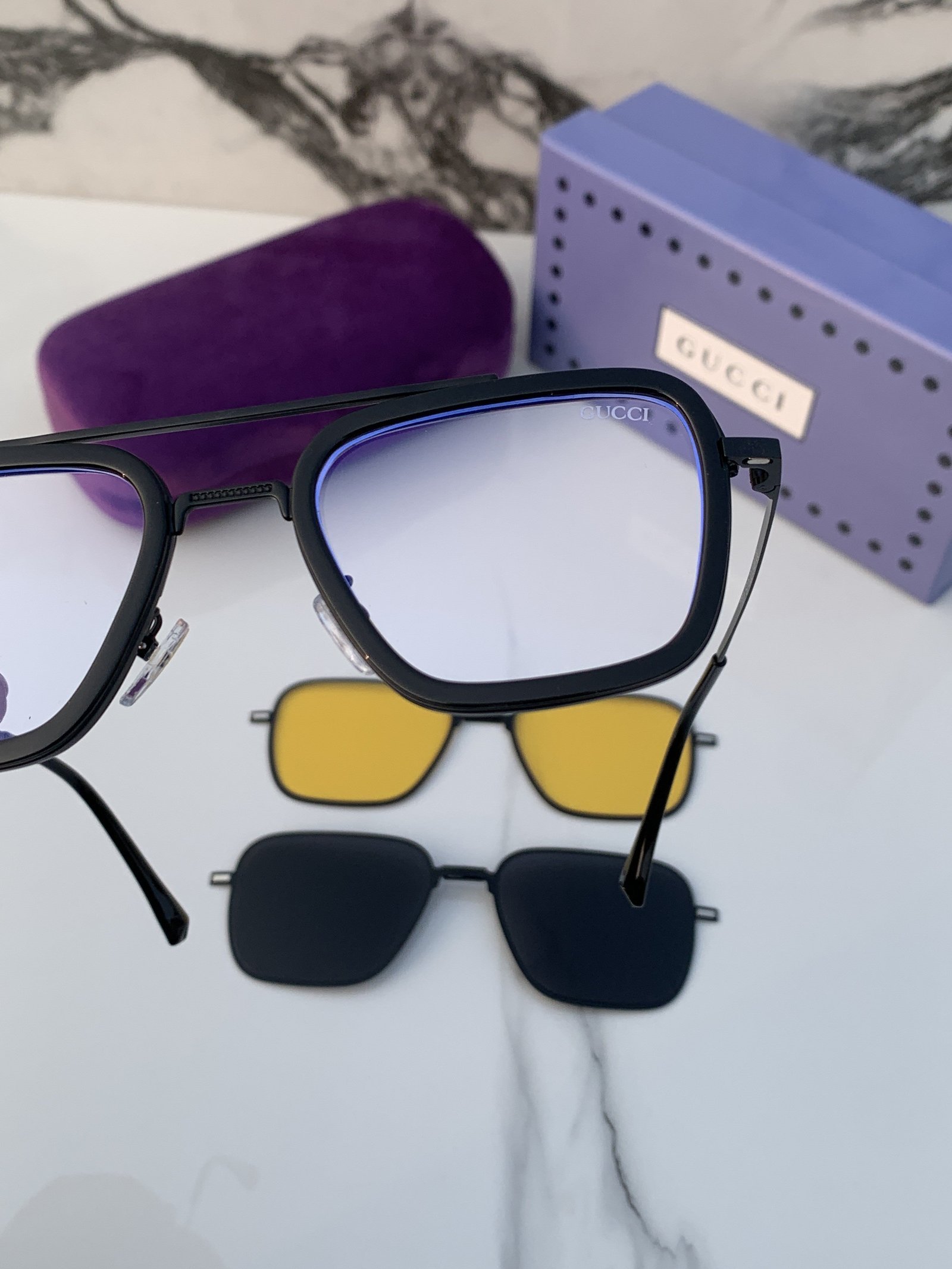 Alternative view of Branded Sunglasses attachment_black(With Original Kit)