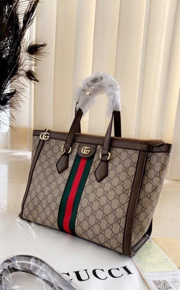 Alternative view of Branded Ophidia GG Tote Bag (gg-1151)