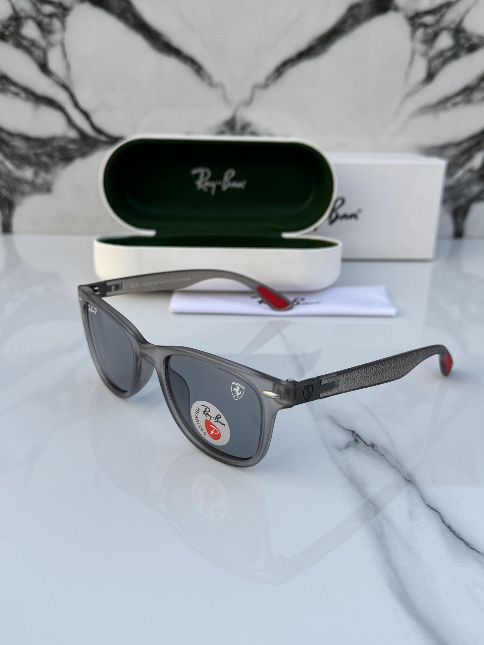 Alternative view of Branded RB Sunglasses  4195 grey day night (With Original Kit)