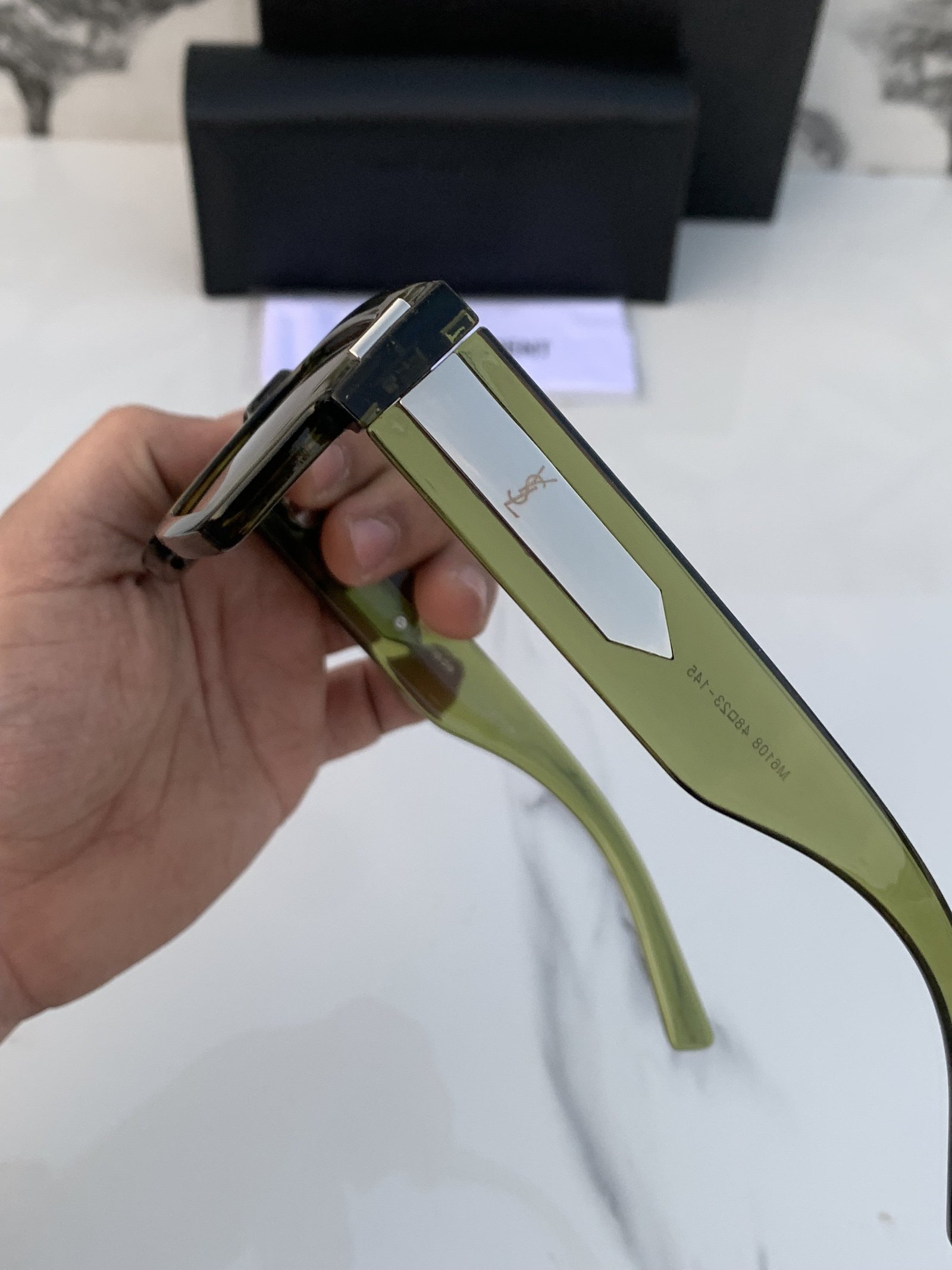 Alternative view of Branded  Ys sant laurent green Sunglasses (With Original Kit)