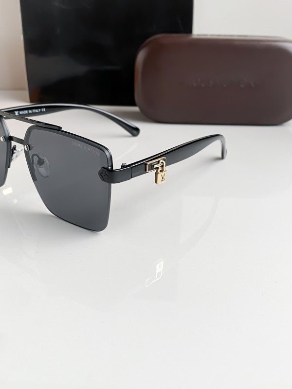 Alternative view of Branded LV All Black Sunglasses Bt (With Original Kit)