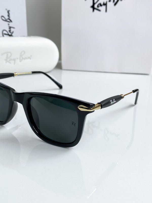 Alternative view of Branded Rb Black Gold Sunglasses Bt (With Original Kit)