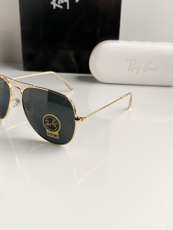 Alternative view of Branded Rb Black Gold Sunglasses Bt (With Original Kit)