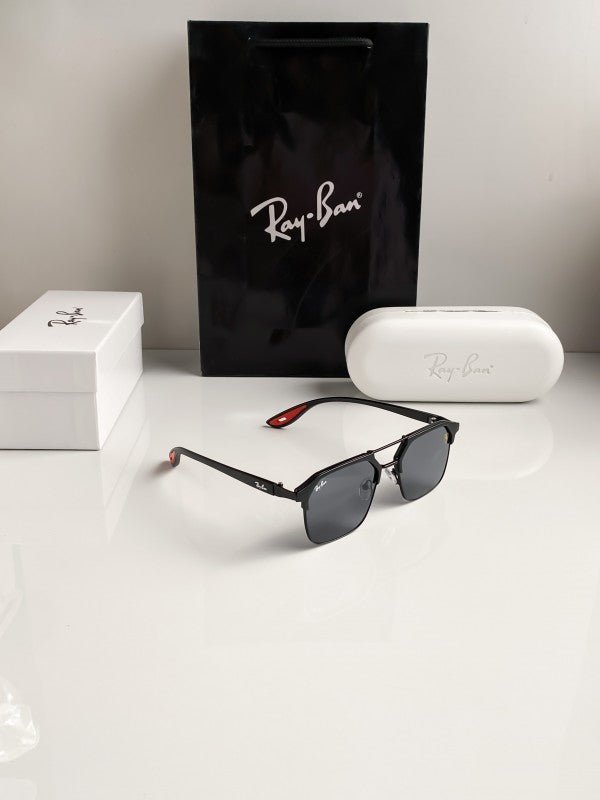 Alternative view of Branded Rb Black Red Metal Frame Sunglasses Bt (With Original Kit)