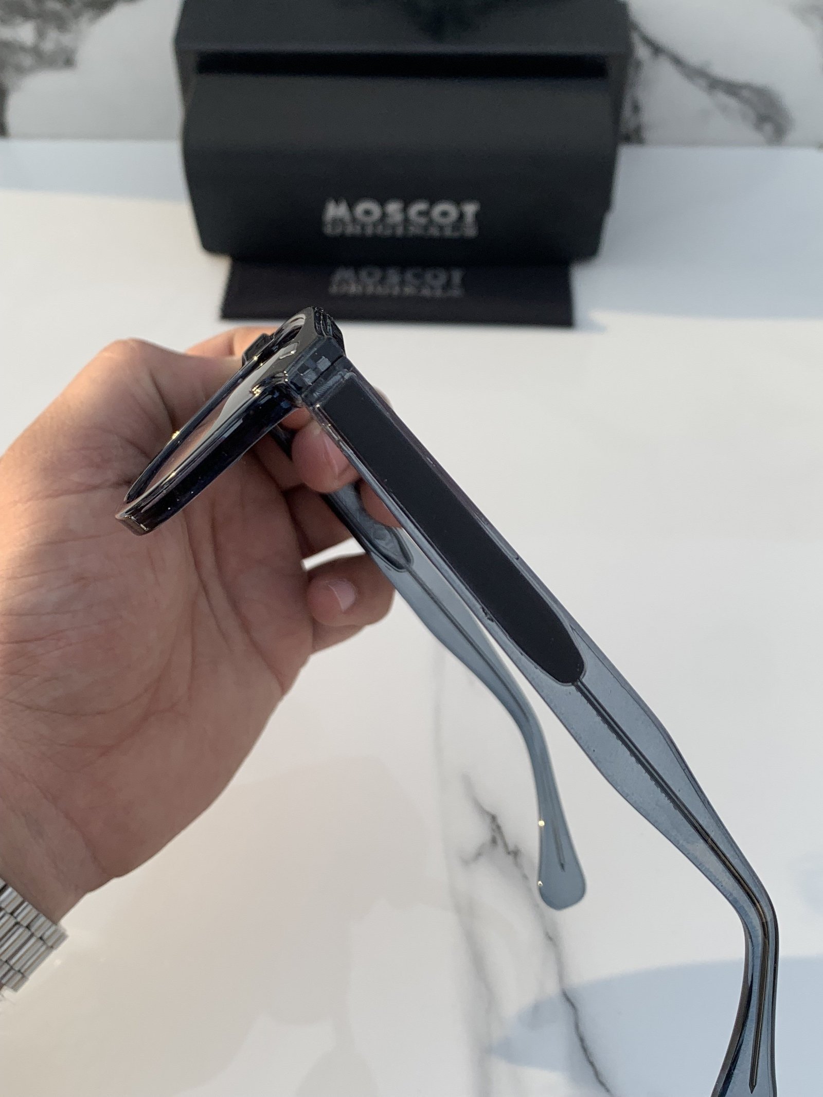 Alternative view of Branded Msct Blue Grey Sunglasses AD (With Original Kit)