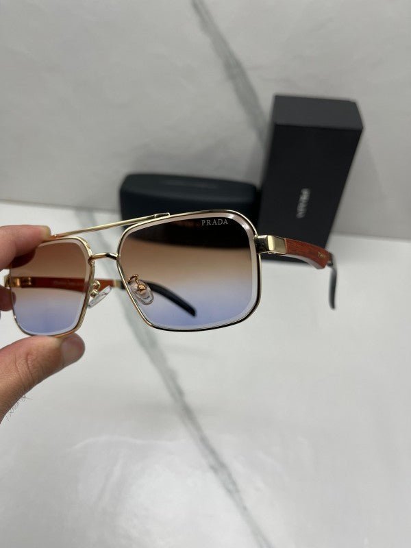 Alternative view of Branded Pda Gold Desert Sunglasses EW (With Original Kit)