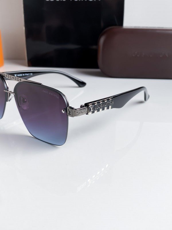 Alternative view of Branded Lv Blue Silver Sunglasses Bt (With Original Kit)