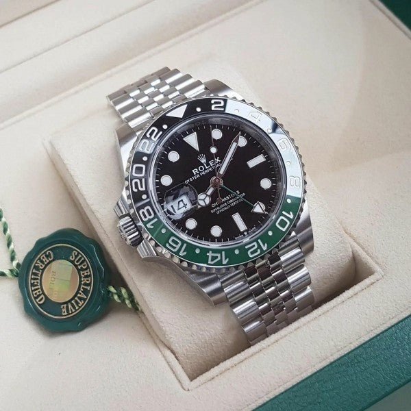 Alternative view of ROLEX GMT MASTER 2 LEFT HAND AUTOMATIC WATCH