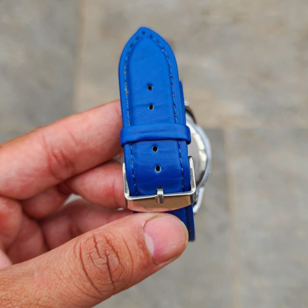 Alternative view of Edifice Blue Leather Watch