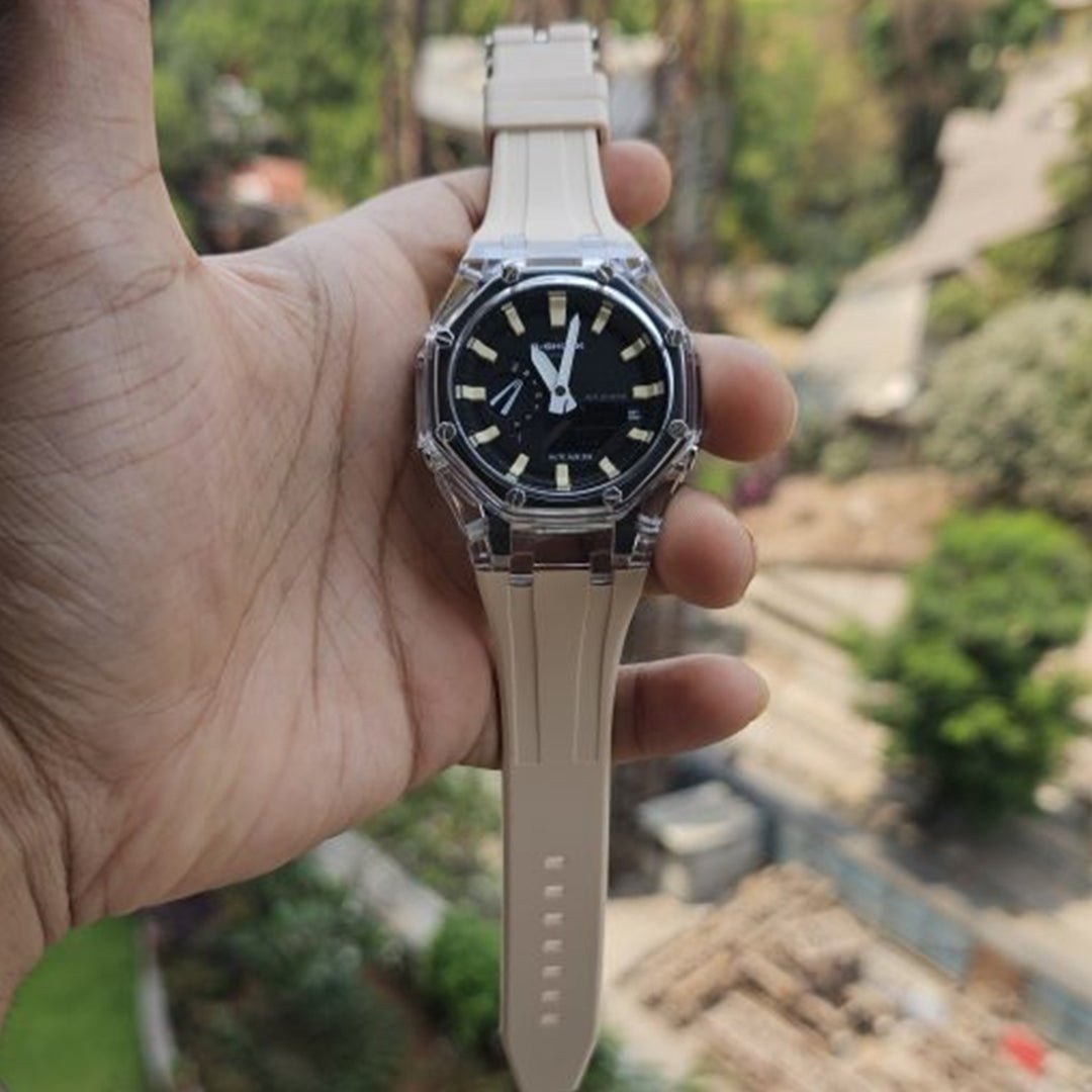 Alternative view of G-shock Cream Silicon Premium Watch