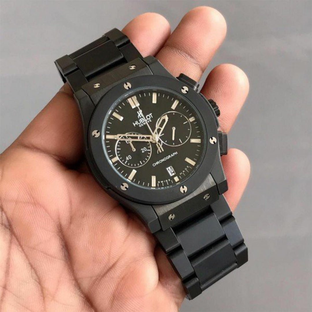 Alternative view of Hublot Jet Black Metal Watch