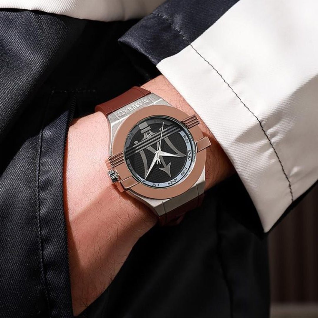 Alternative view of Maserati Brown Copper Leather Watch