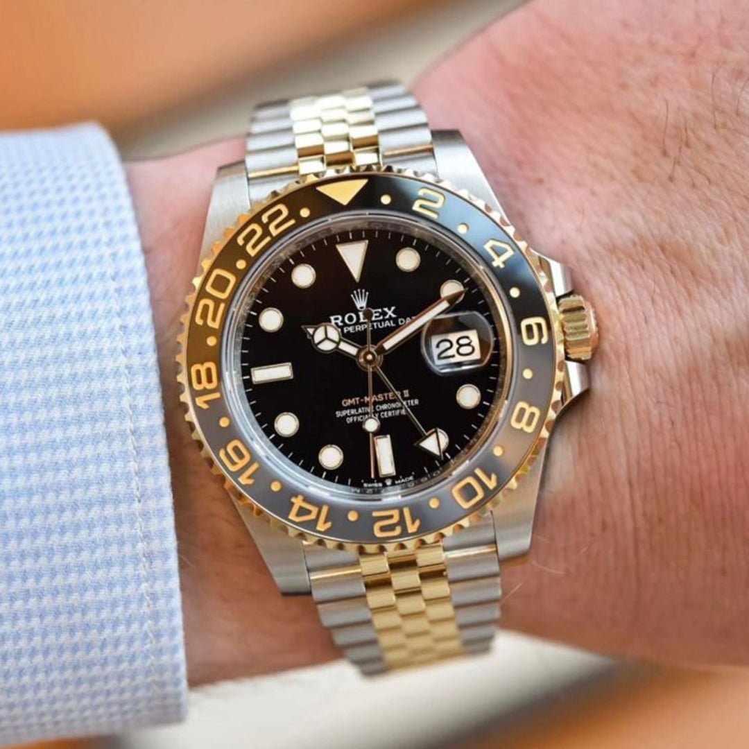 Alternative view of ROLEX GMT MASTER 2 TOP PRIMIUM QUILTY WATCH