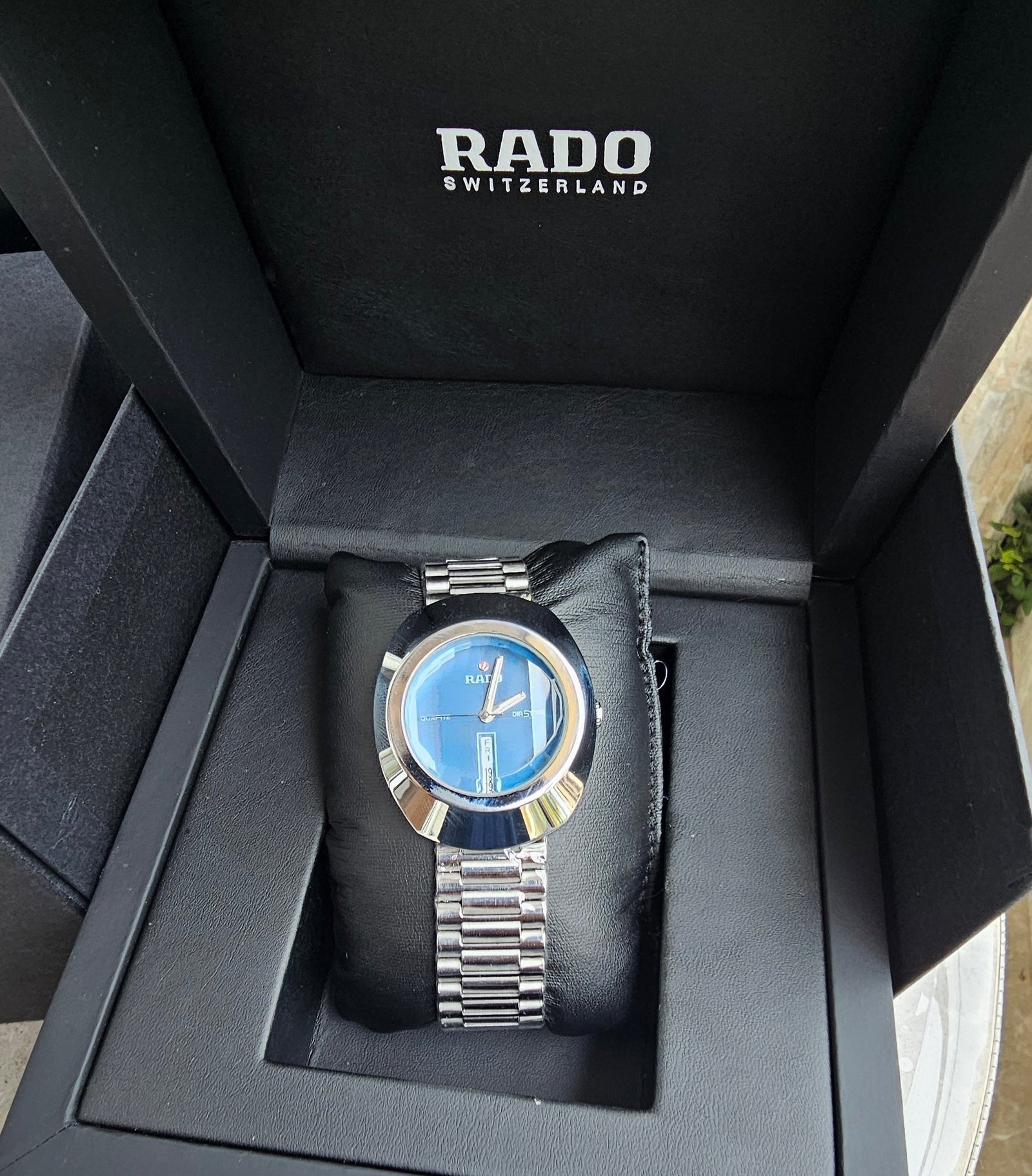 Alternative view of RADO DISTAR SILVER BLUE Metal WATCH